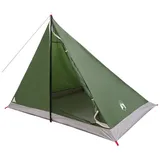 vidaXL Trekkingzelt Grün 4-Personen 185T Polyester mit PU-Beschichtung