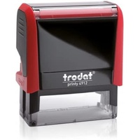 Trodat Printy 4912 4.0, rot, Gehäuse Rot, 47 x