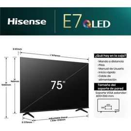 Hisense 75E7NQ 75 Zoll QLED 4K TV