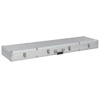 vidaXL Waffenkoffer Silbern 134×35×12 cm Aluminium