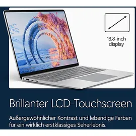 Microsoft Surface Laptop 8 13,8'' Snapdragon X2 Plus X2P-64-100 16 GB RAM 512 GB SSD Win11 Home Platin EP2-60913
