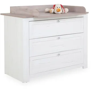 Begabino Wickelkommode MAGNUS (BHT 122x101.40x71 cm) weiß - BHT 122x101.40x71 cm