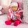 Bayer Puppenkleidung Winterjacke Pink/Grau (42-46 cm)