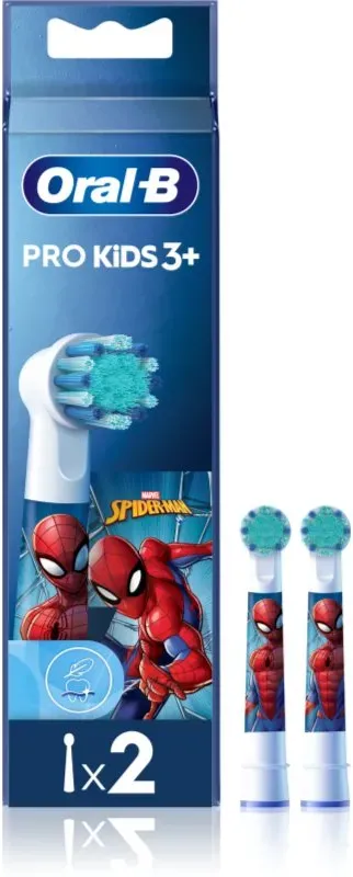 Oral-B PRO Kids 3+ Ersatzkopf für Zahnbürste für Kinder Spiderman 2 St.