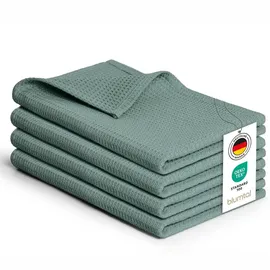 Blumtal Geschirrtücher, Grün, Textil, Quadratisch, 30x30 cm, Reach, Kochen, Geschirrtücher & Schürzen, Geschirrtücher