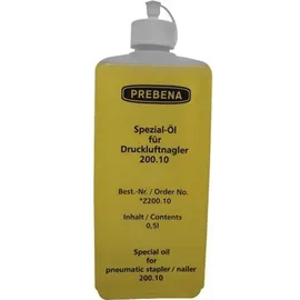 Prebena Spezialöl für Druckluftnagler 1/2 Ltr.