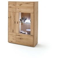 MCA Furniture Highboard Ravello, links - Balkeneiche Bianco