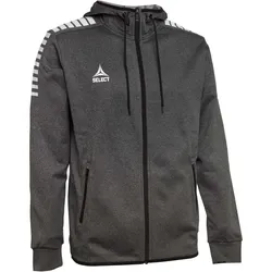 Select Monaco Kapuzen-Sweatjacke grau XXL