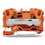 WAGO 2006-1202 Durchgangsklemme 7.50mm Zugfeder Orange