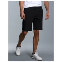 Trigema Bermudas TRIGEMA "TRIGEMA Shorts in strukturierter Sweat-Qualität«, Gr. M, US-Größen, schwarz Herren Hosen Bermudas