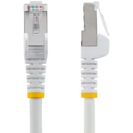 Startech StarTech.com 10 m CAT6a Kabel - LSZH-Raucharm, Halogenfrei - 10 Gigabit RJ45 LAN Kabel - SFTP Patchkabel - Weiß - CAT6a Verlegekabel - Abgeschirmtes Netzwerkkabel/Ethernet Kabel (NLWH-10M-CAT6A-PATCH)