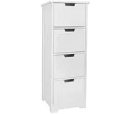 KADIMA DESIGN Garderobe Badkommode 30 x 83 x 30 cm Weiß