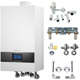 Buderus GB172i.2 KD Logaplus Gas-Brennwert Paket W25 Unterputz mit Regelung BC400 - 20 kW - 7739621325