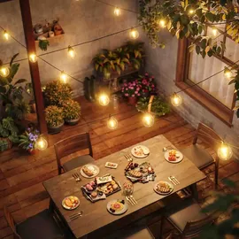 Govee Outdoor Clear Bulb String Lights 15m