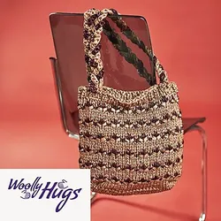 Strickanleitung – Tasche "Tina" aus Woolly Hugs Leder Look