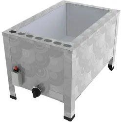 ChattenTec Gas Wurstwärmer Bain Marie 3,5 kW doppelwandig mit 200mm Wasserbad