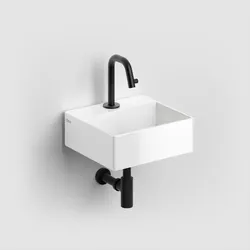 Clou New Flush 1 Keramik - Handwaschbecken 28 cm mit Hahnloch