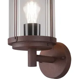 Trio Laterne Aluminium 32,0 cm spritzwassergeschützt E27 rost
