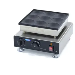 Maxima Gastro Pfannkuchenmacher - 9 Pfannkuchen - Jeweils Ø8 cm