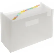 FolderSys Fächermappe DIN A4 12 Fächer Transparent 1 St.