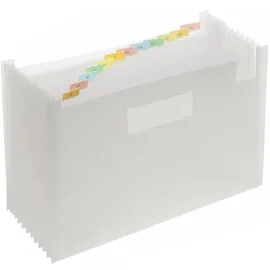 FolderSys Fächermappe DIN A4 12 Fächer Transparent 1 St.