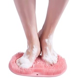 BEEK Dusch fußmassagegerät Scrubber,Dusch fußreiniger fußwäscher Fuß wasch pad mit saugnapf für duschboden