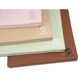 JEFlex Turnmatte 100 x 70 x 8 cm pink/beige Weichbodenmatte - rosa|beige