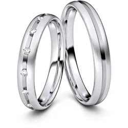 Trauringe Kevelaer 333er Weiflgold - 6509
