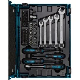Makita Handwerkzeugset 87-tlg. im Makpac Gr. 1 blau