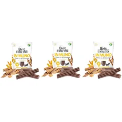BRIT CARE Dog Dental Stick Immuno mit Probiotika & Zimt 3x7szt (753g)