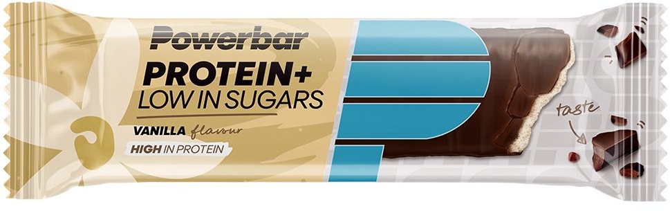 Powerbar® Protein+ à faible teneur en sucres Vanille 35 g Barre