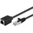 goobay 91884 CAT 5e Verlängerungskabel, F/UTP, Schwarz