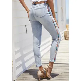 LASCANA High-waist-Jeans, blau