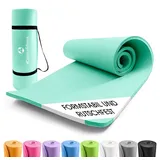 #DoYourFitness x World Fitness | Fitnessmatte "Jivan" | 183x61x2cm | Phthalatfrei & rutschfest | Gymnastikmatte ideal für Yoga, Pilates, Fitness, Outdoor im Studio & zu Hause | Türkis