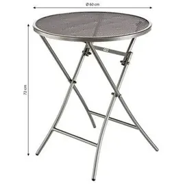 MWH Das Original Café Latte Klapptisch Ø 60 x 72 cm eisengrau