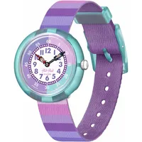 Flik Flak STRIPY PURPLE FBNP225 Kinderuhr