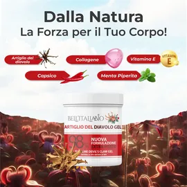 bellitaliabio Teufelskralle 98% % Starkes Gel 550 ml