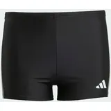 adidas Colorblock 3-Streifen Kinder Boxer-Badehose schwarz 122-128cm 7-8J