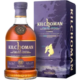 Kilchoman Sanaig Islay Single Malt Scotch 46% vol 0,7 l Geschenkbox