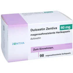 DULOXETIN Zentiva 60 mg magensaftres.Hartkapseln 98 St