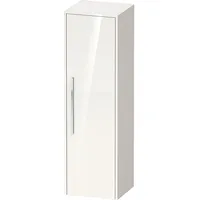 Duravit D-Code Halbhochschrank 40 x 132 x 36 cm Weiß Hochglanz Glas/Holz