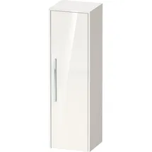 Duravit D-Code Halbhochschrank 40 x 132 x 36 cm Weiß Hochglanz Glas/Holz