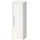 Duravit D-Code Halbhochschrank 40 x 132 x 36 cm Weiß Hochglanz Glas/Holz