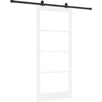 Maison Exclusive - Schiebetür Orkdal Weiß 93 X 211 Cm Massivholz
