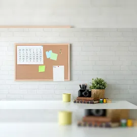 Bi-Office Korktafel / 60x40cm, Kieferrahmen