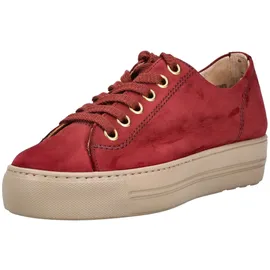Paul Green Damen Plateau-Sneaker Rot 37,5