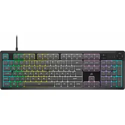 K55 Core RGB-LED Gaming Tastatur USB  (Grau)