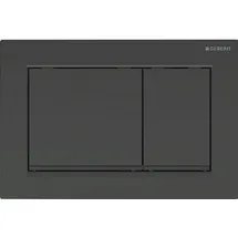 Geberit Omega30 Betätigungsplatte schwarz/schwarz matt 115.080.DW.1