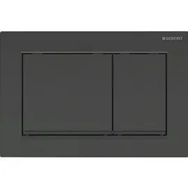 Geberit Omega30 Betätigungsplatte schwarz/schwarz matt 115.080.DW.1