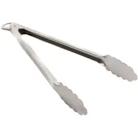 Trendline Grillzange 35 cm Edelstahl silber